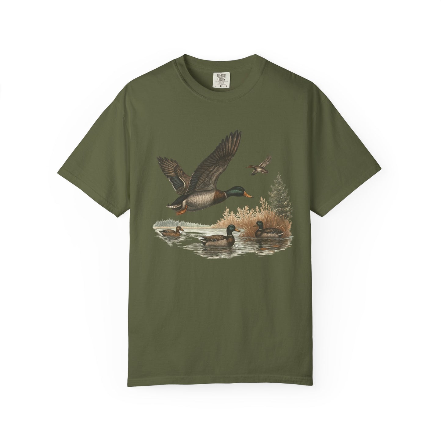 Vintage Duck Scene Outdoor Tee – Comfort Colors 1717