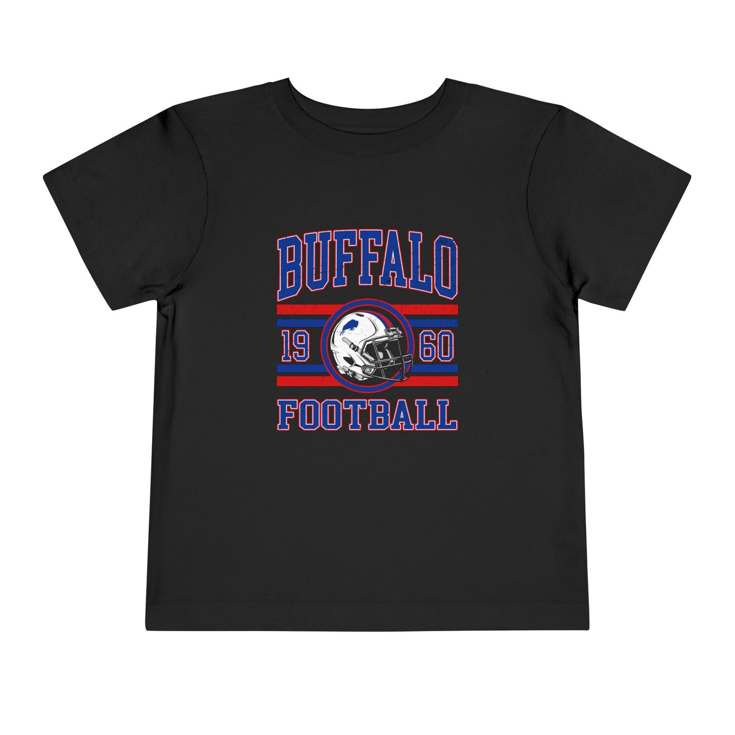 Buffalo Football Toddler T-Shirt – 1960 Vintage Stripe Design