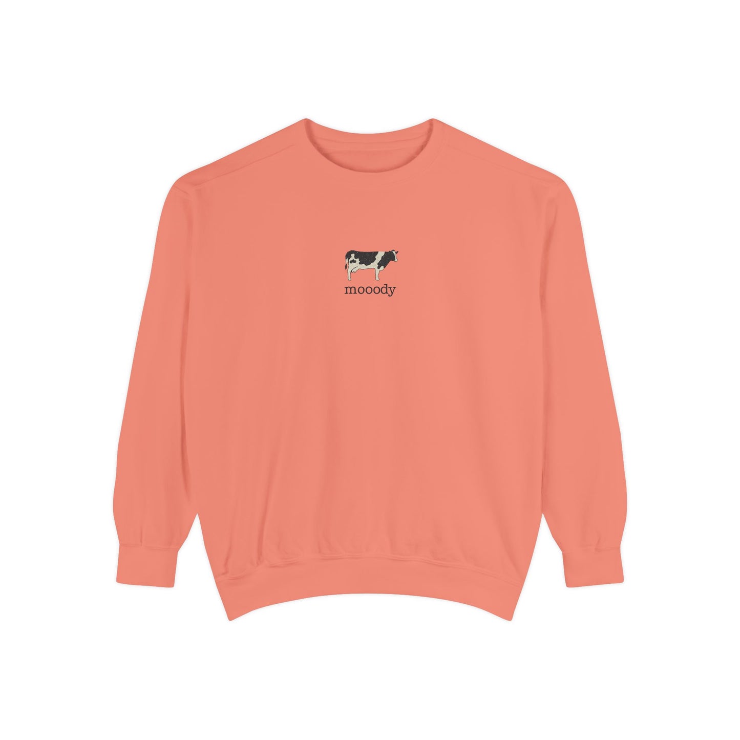 Mooody Cow Graphic Sweatshirt – Comfort Colors 1566