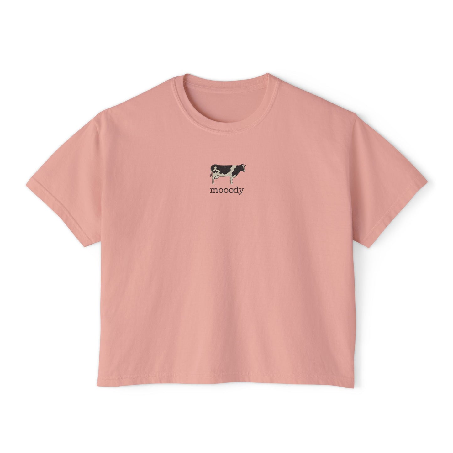 Women’s Mooody Cow Tee – Comfort Colors 3023CL Boxy Fit