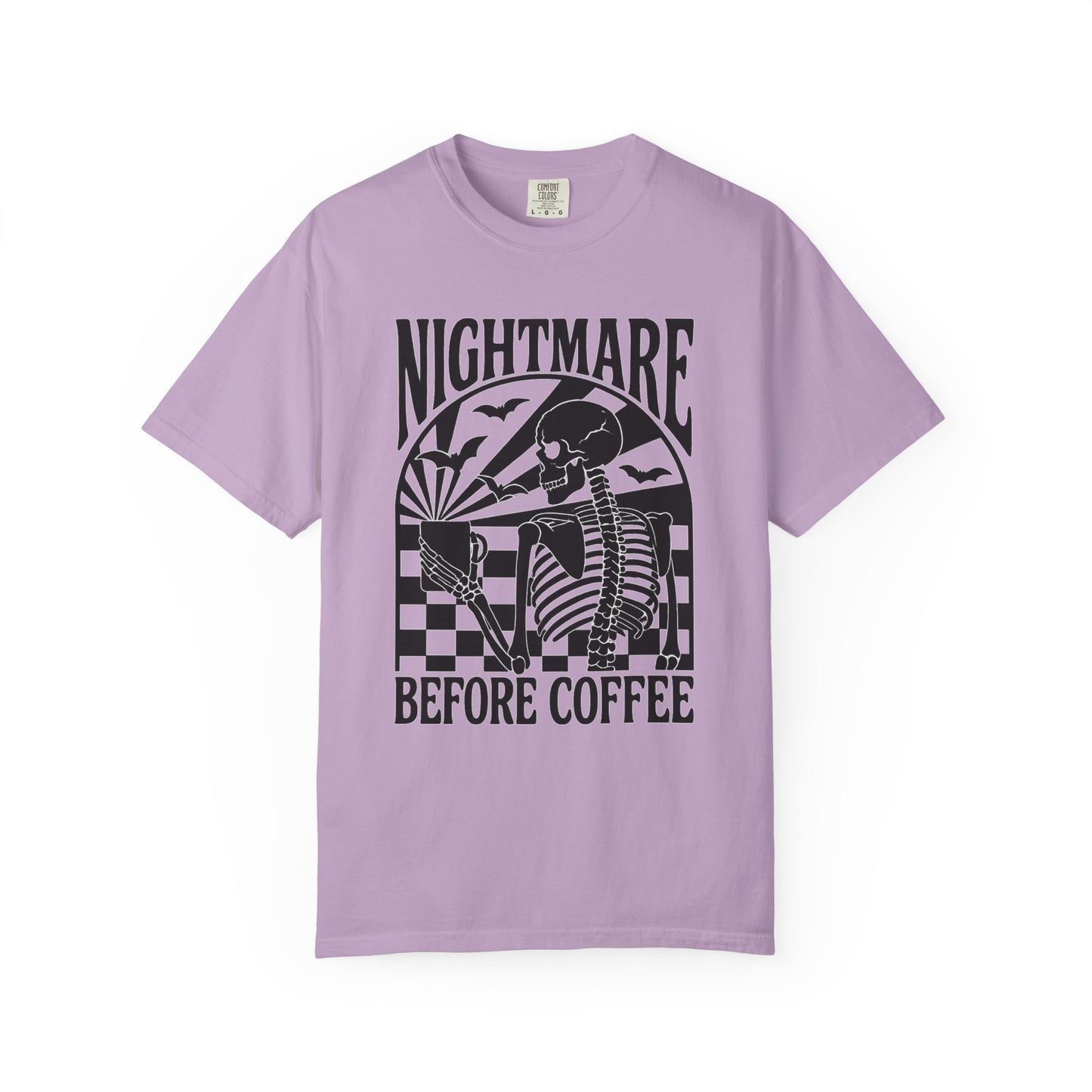 Nightmare Before Coffee T-Shirt – Comfort Colors 1717