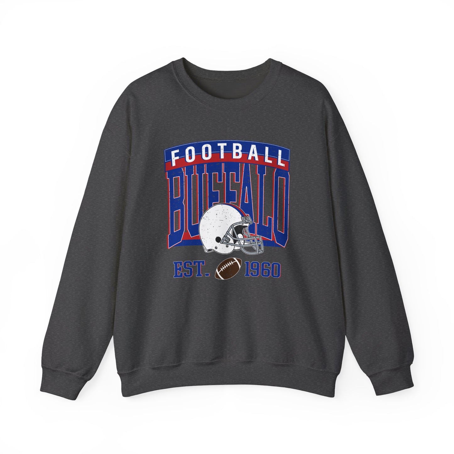 Buffalo Football EST. 1960 Retro Crewneck
