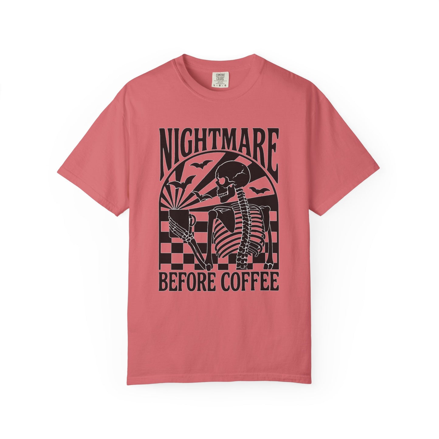 Nightmare Before Coffee T-Shirt – Comfort Colors 1717