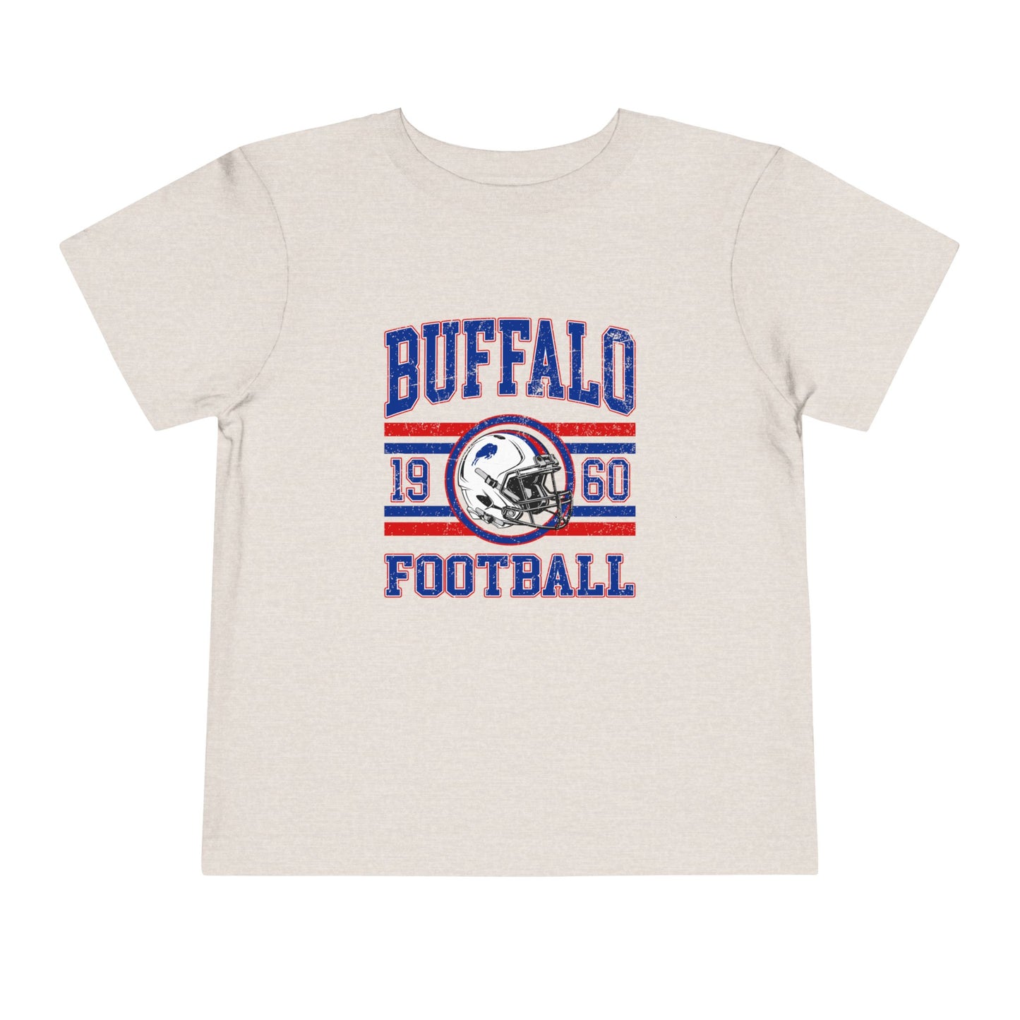 Buffalo Football Toddler T-Shirt – 1960 Vintage Stripe Design