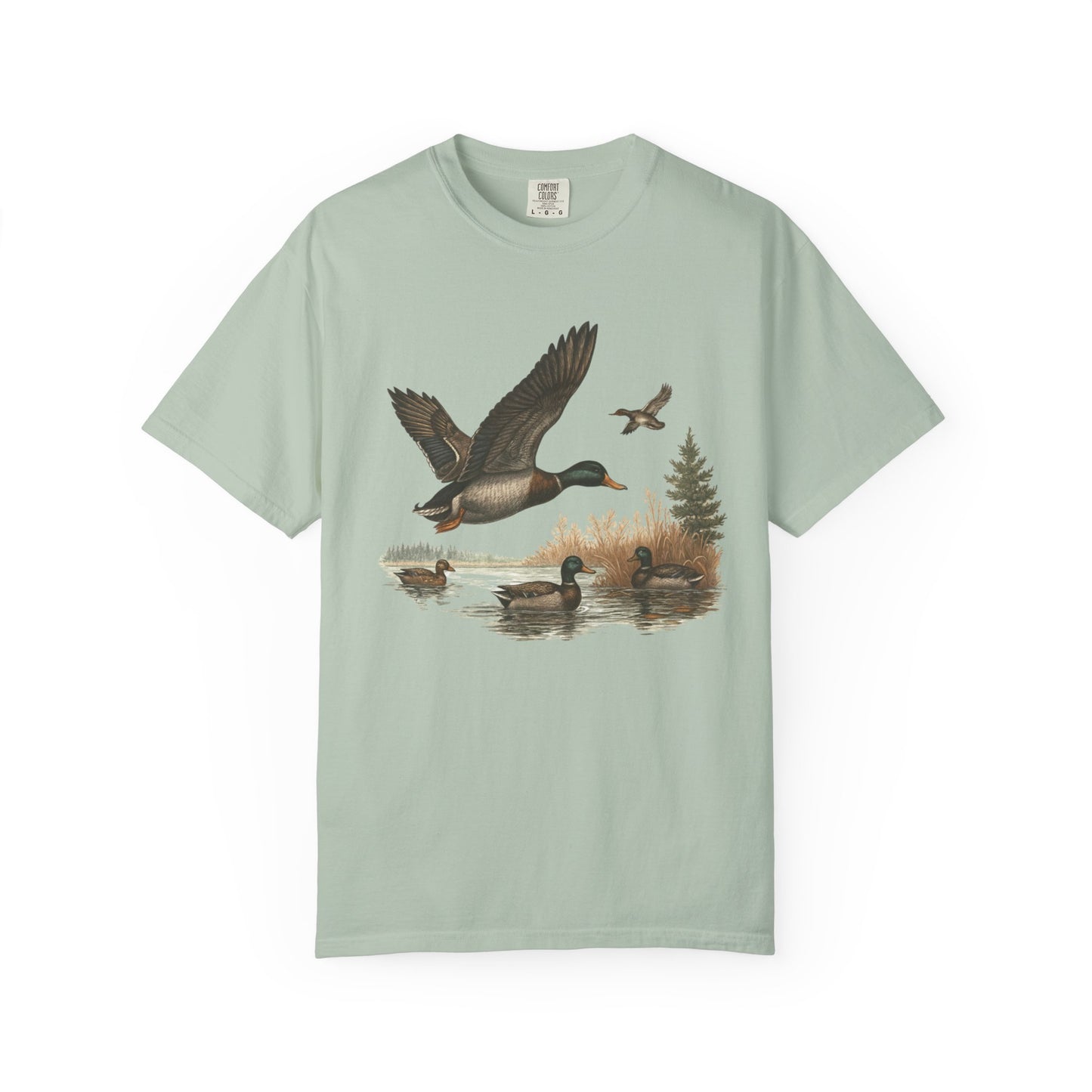Vintage Duck Scene Outdoor Tee – Comfort Colors 1717