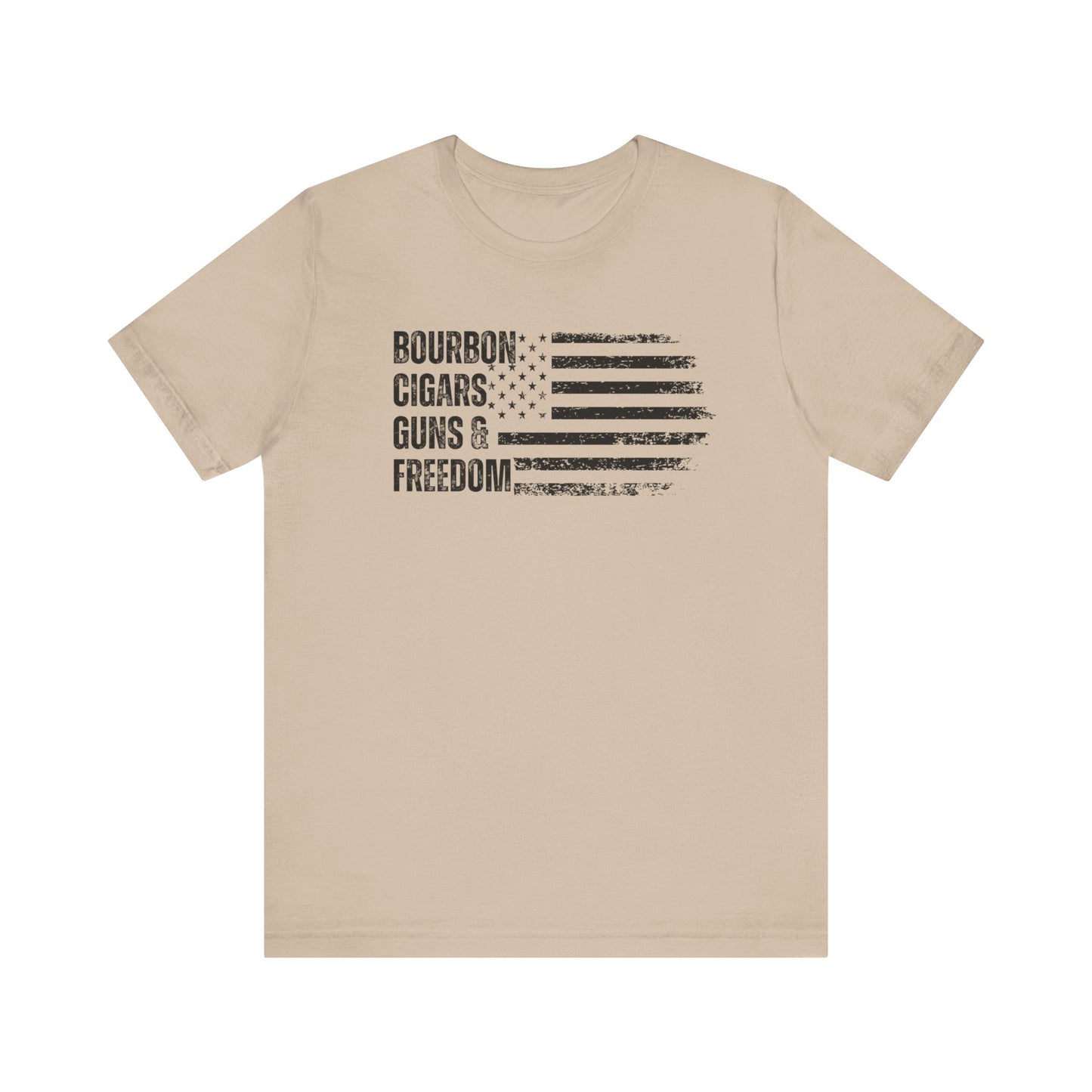 Bourbon. Cigars. Guns & Freedom. T-Shirt