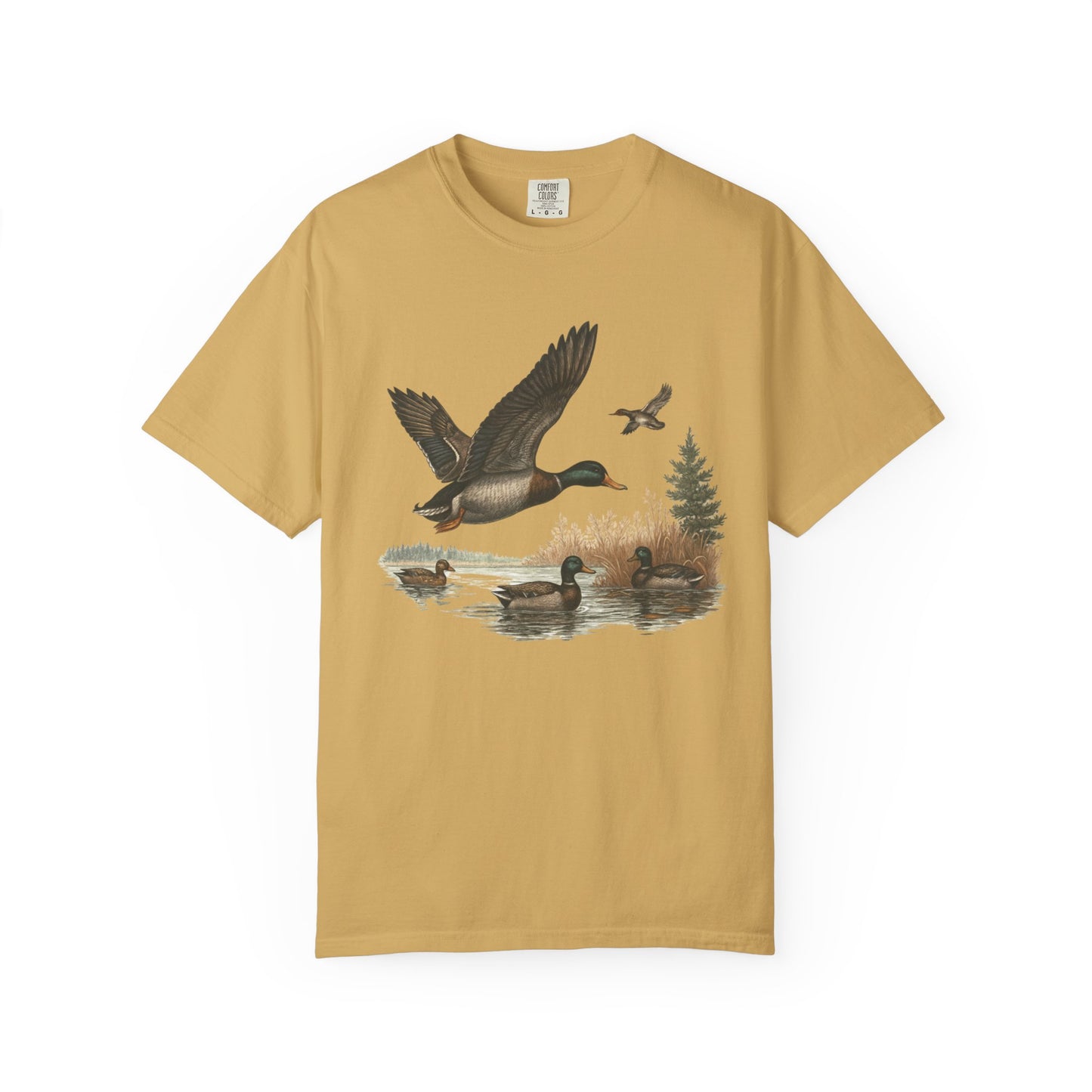 Vintage Duck Scene Outdoor Tee – Comfort Colors 1717