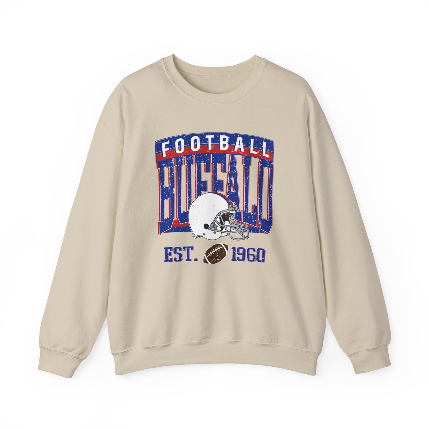 Buffalo Football EST. 1960 Retro Crewneck