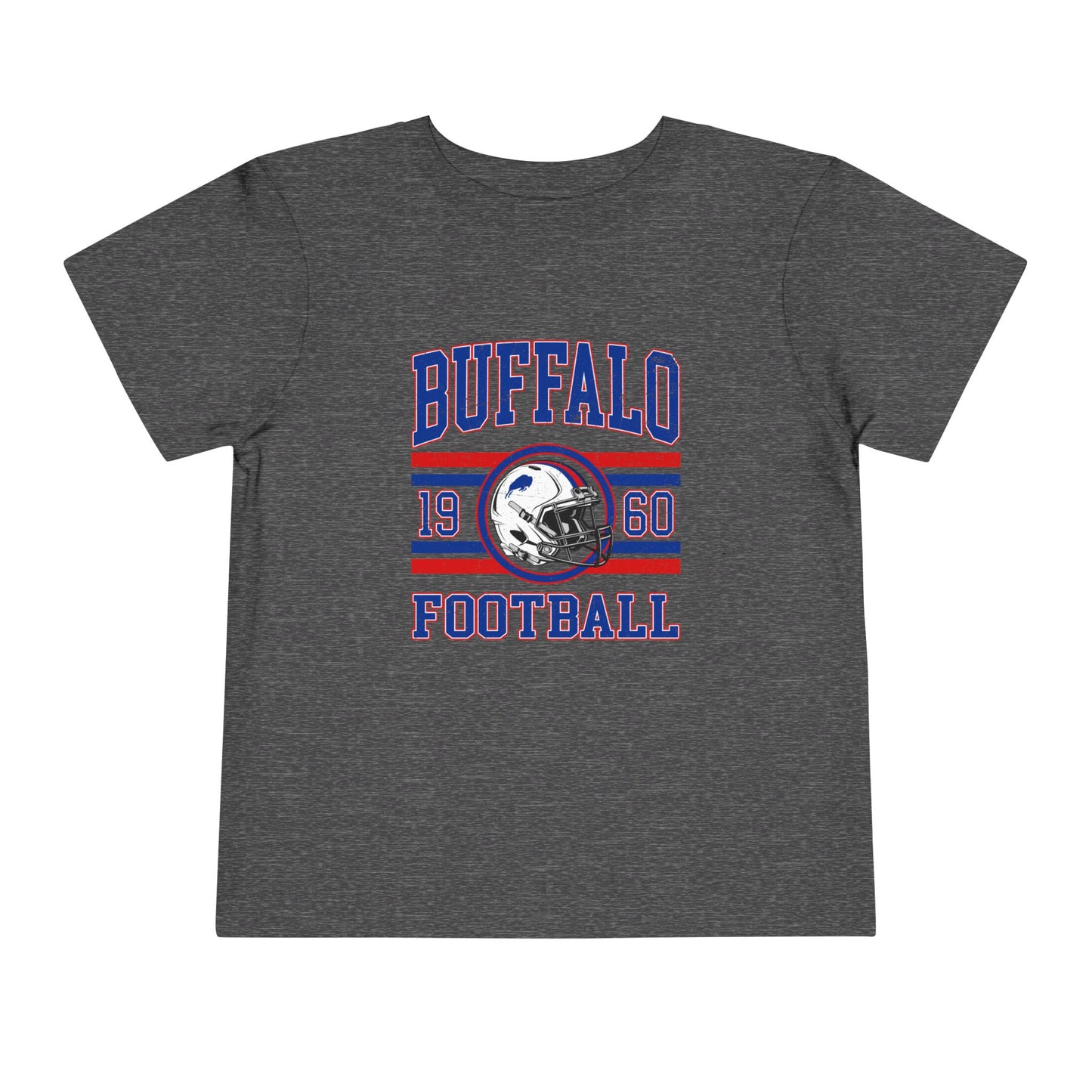 Buffalo Football Toddler T-Shirt – 1960 Vintage Stripe Design