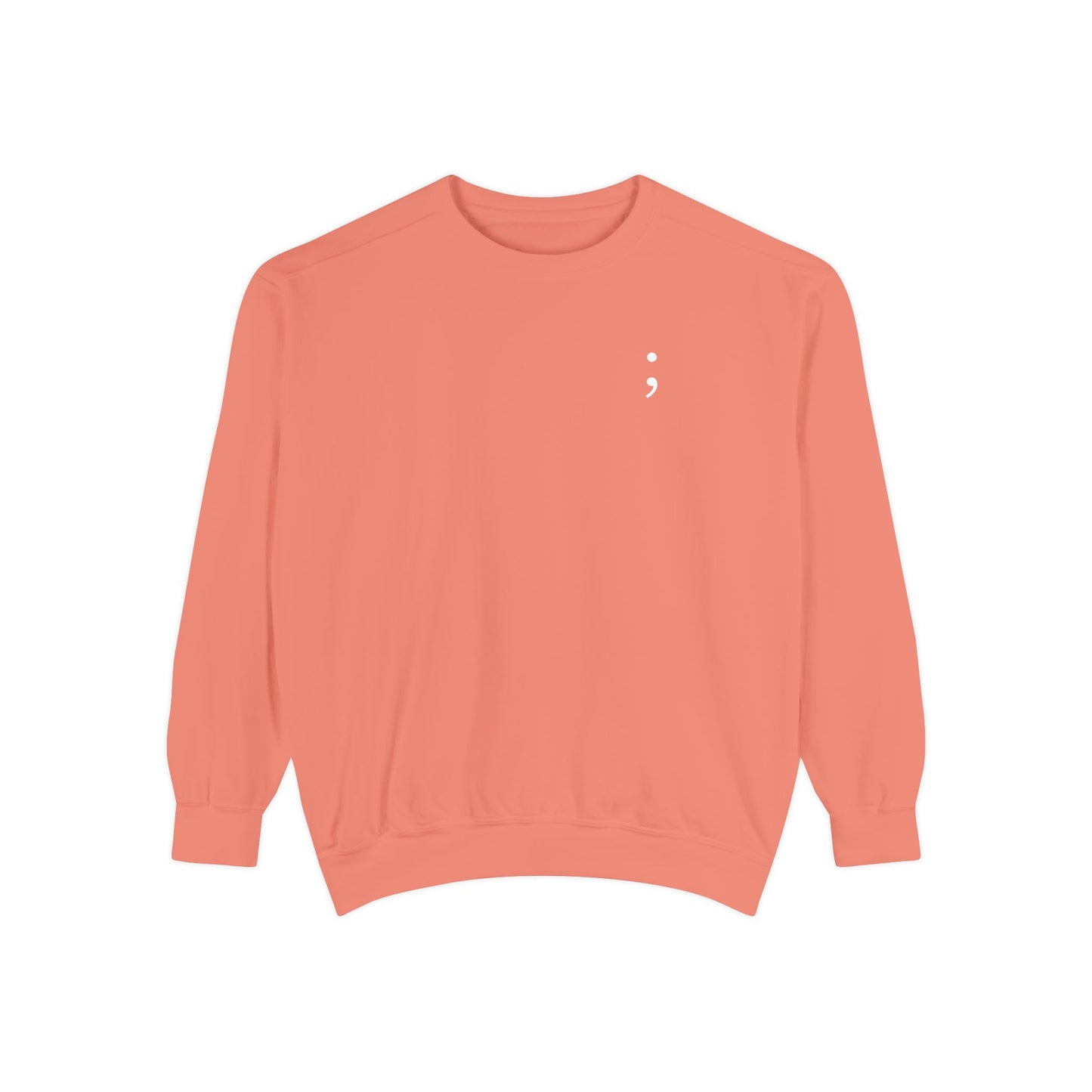 CONT;NUE Mental Health Crewneck – Comfort Colors 1566 (Front & Back)