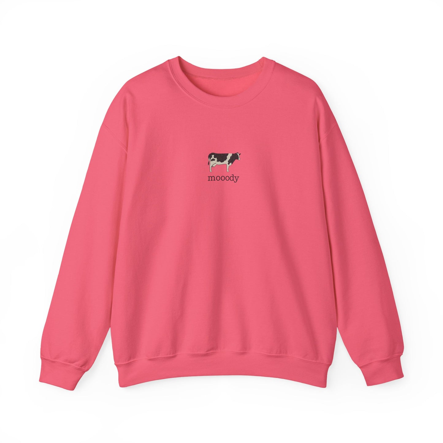 Mooody Cow Graphic Sweatshirt – Gildan 18000