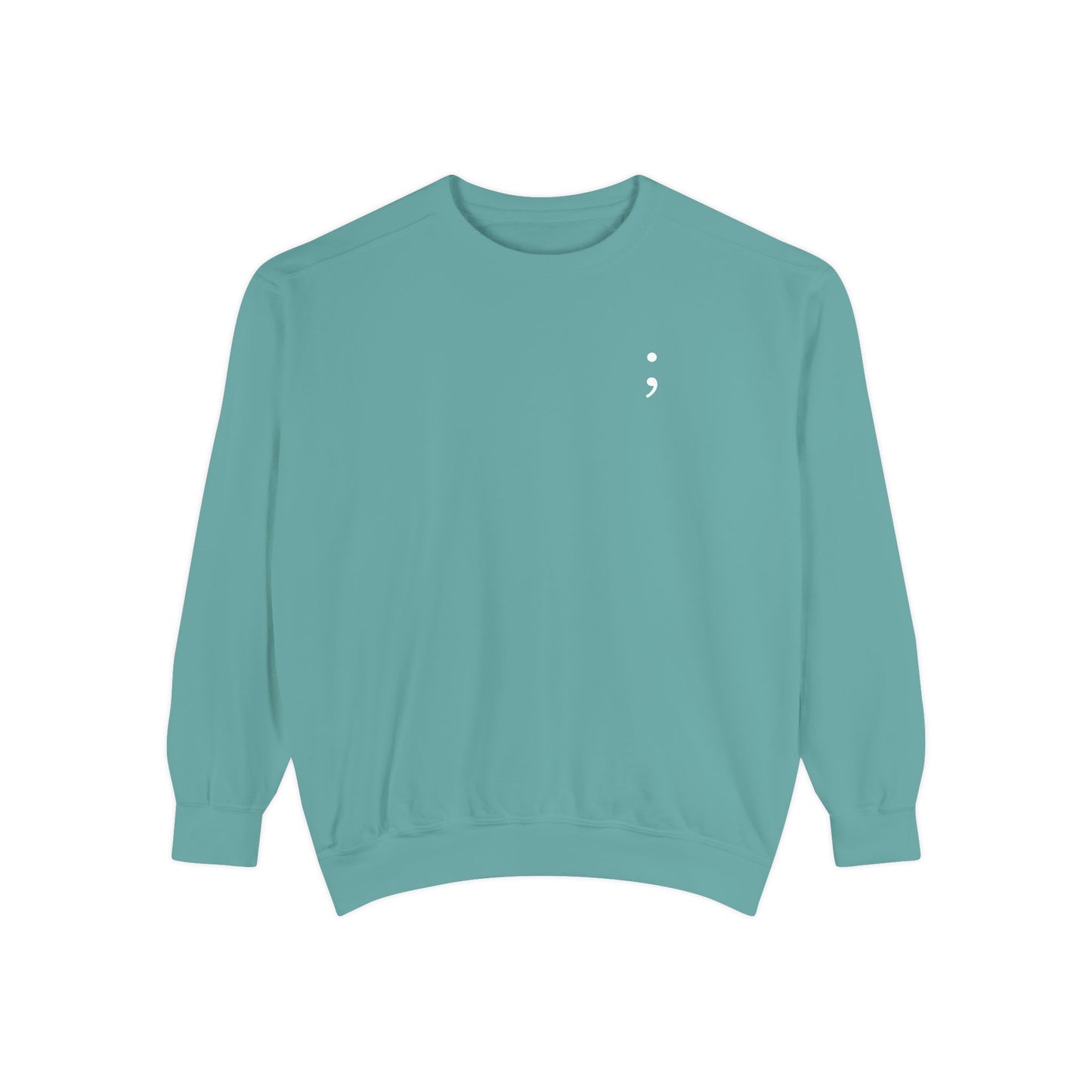 CONT;NUE Mental Health Crewneck – Comfort Colors 1566 (Front & Back)