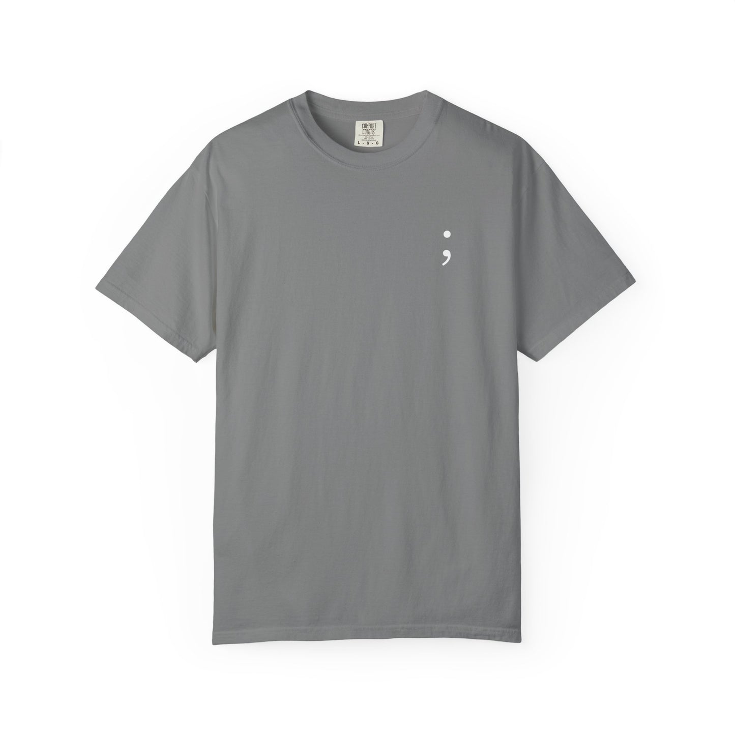 CONT;NUE Mental Health Awareness T-Shirt - Comfort Colors 1717 (Front & Back)