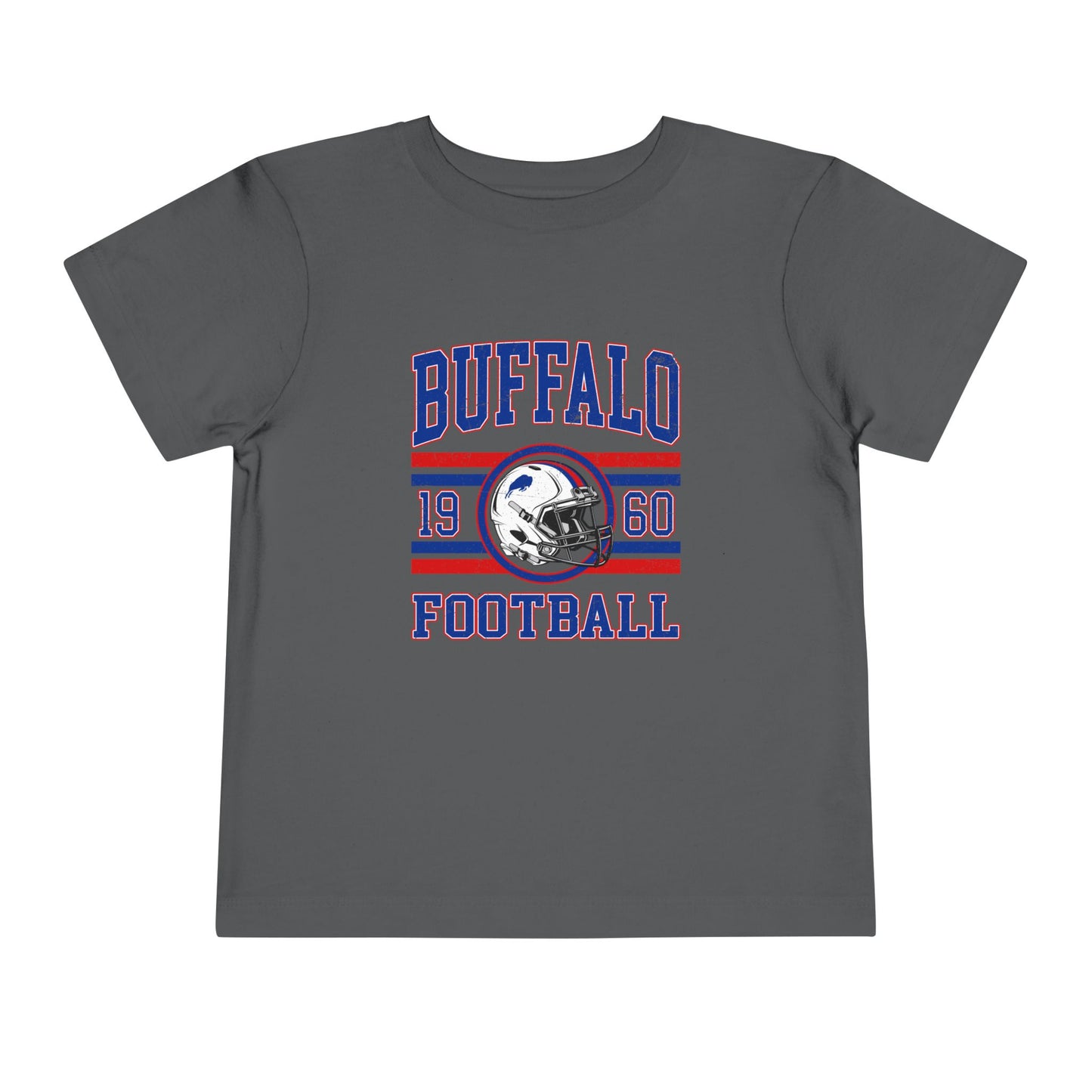 Buffalo Football Toddler T-Shirt – 1960 Vintage Stripe Design