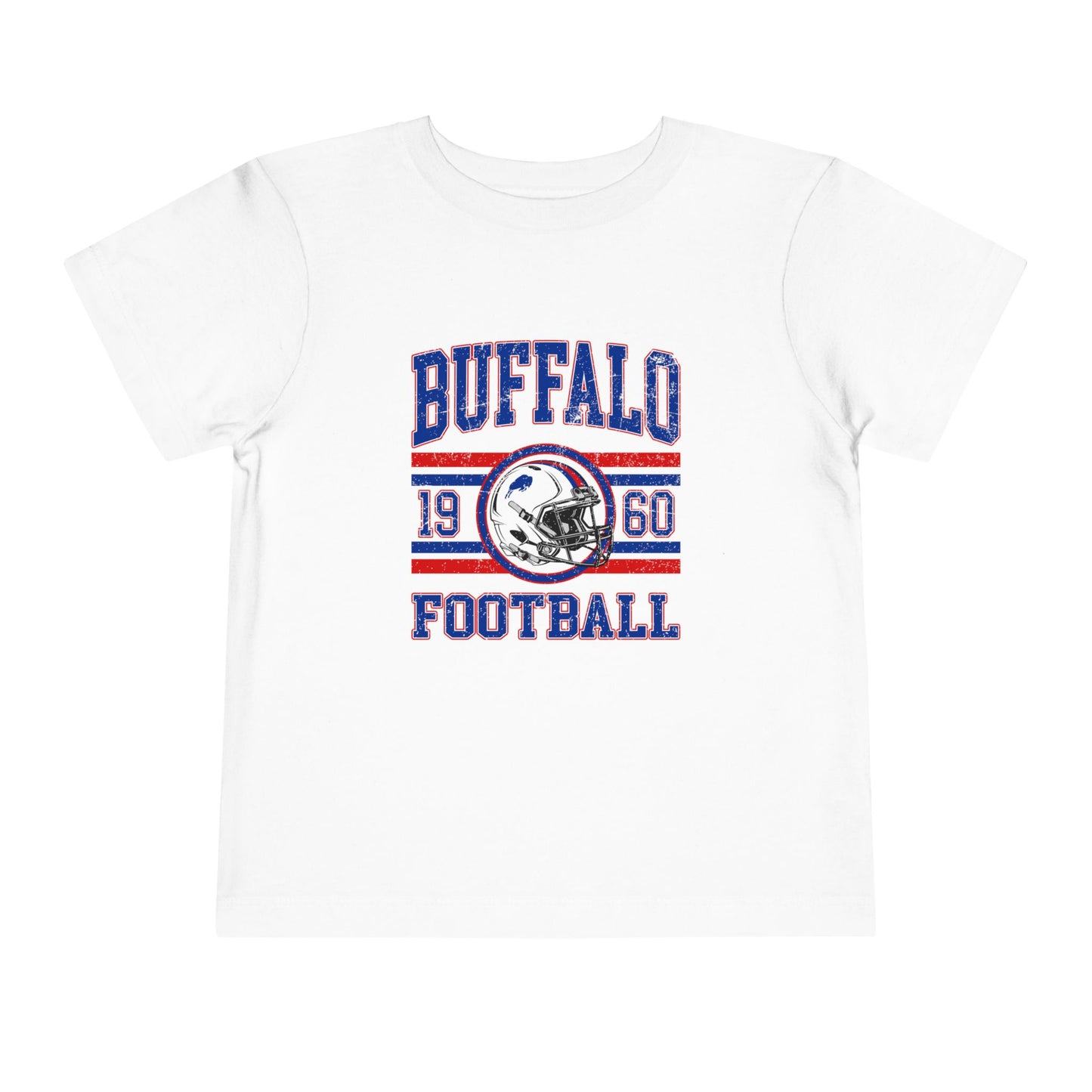 Buffalo Football Toddler T-Shirt – 1960 Vintage Stripe Design