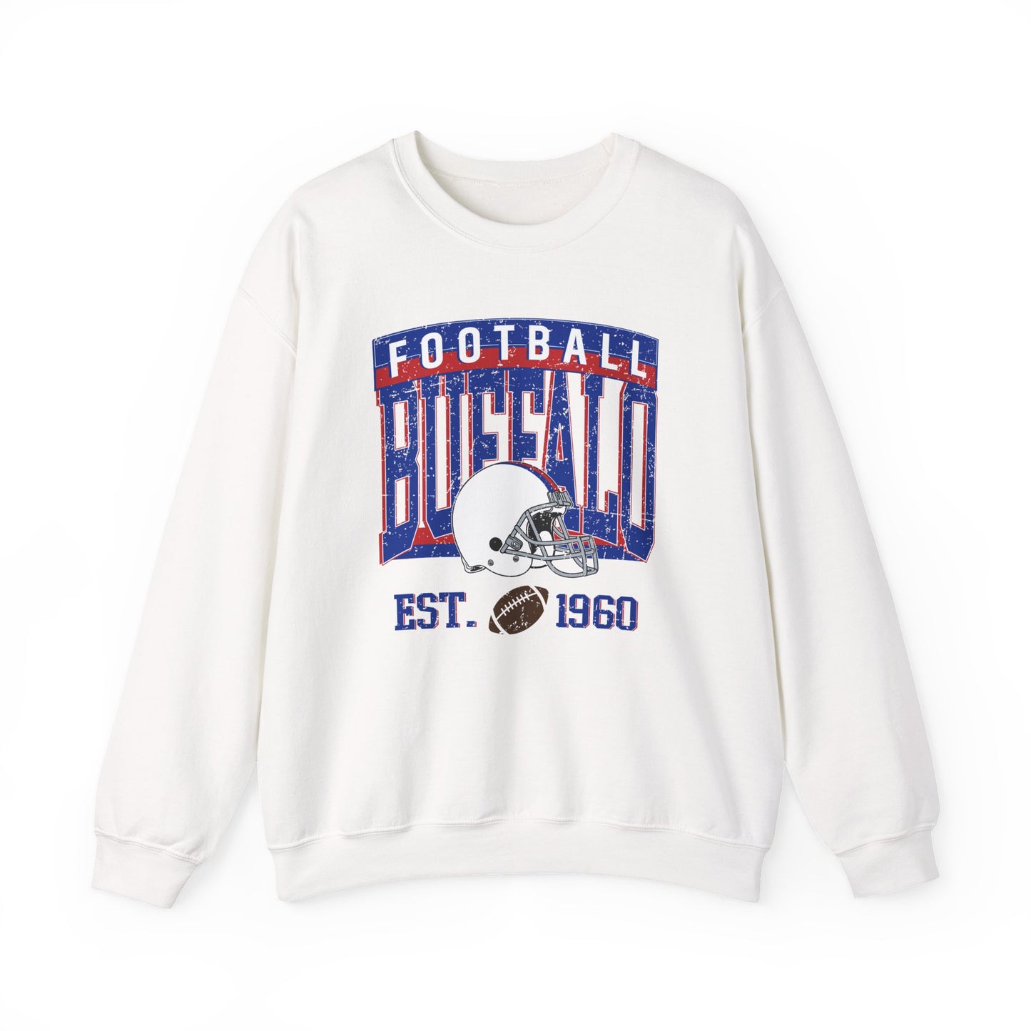 Buffalo Football EST. 1960 Retro Crewneck