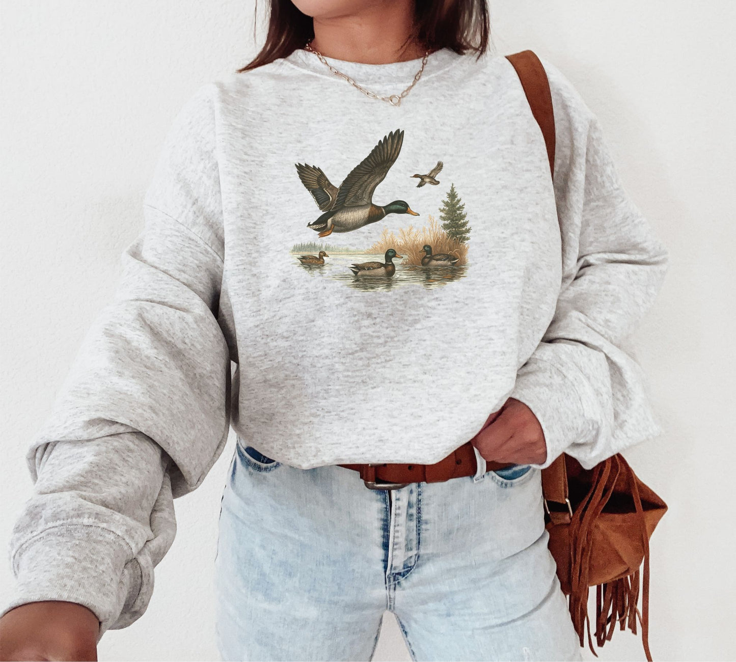 Mallard Duck Nature Sweatshirt – Gildan 18000