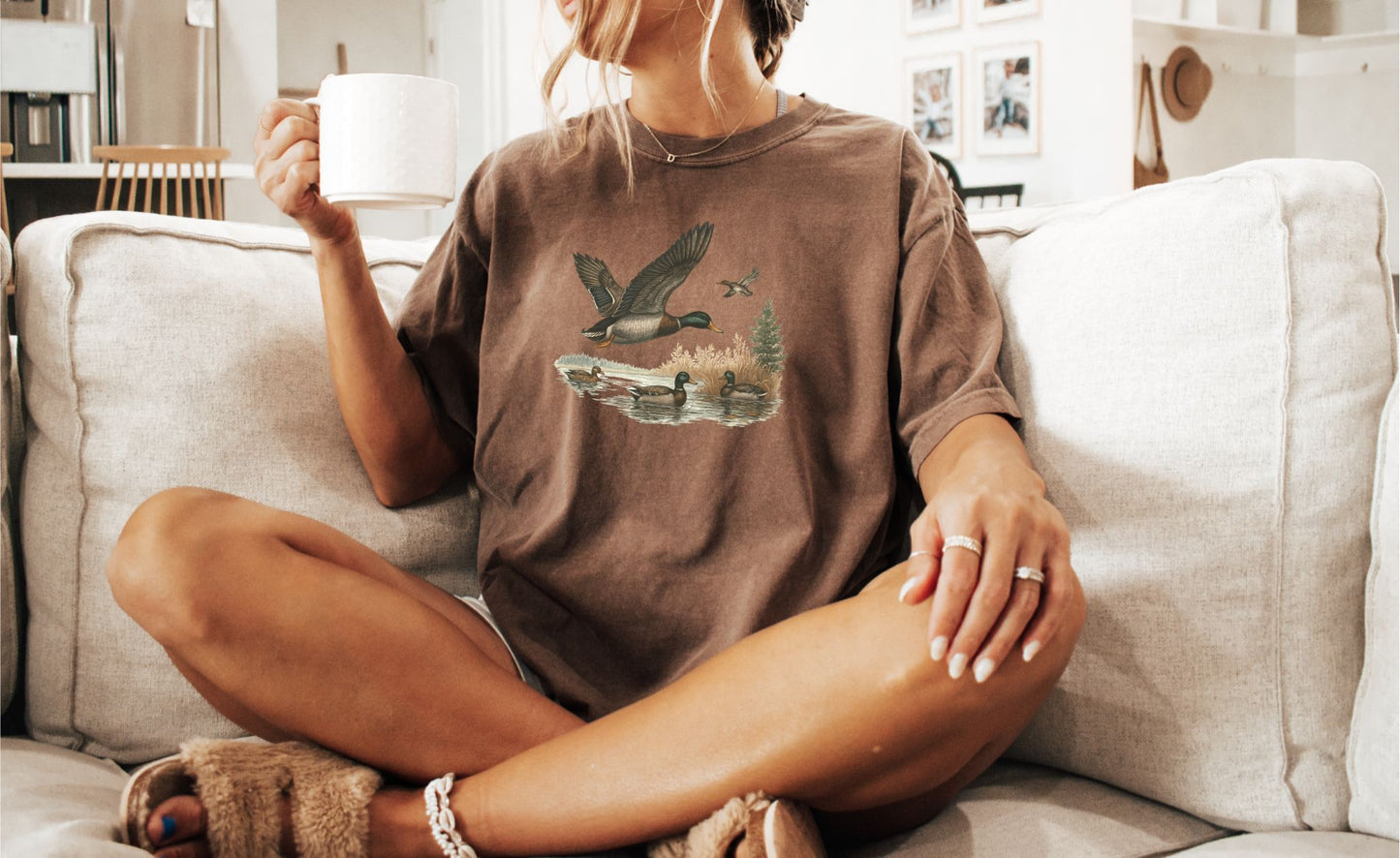 Vintage Duck Scene Outdoor Tee – Comfort Colors 1717