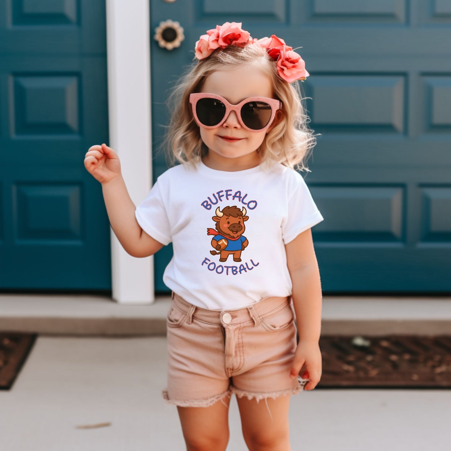 Buffalo Football Toddler Shirt – Cute Game Day Tee