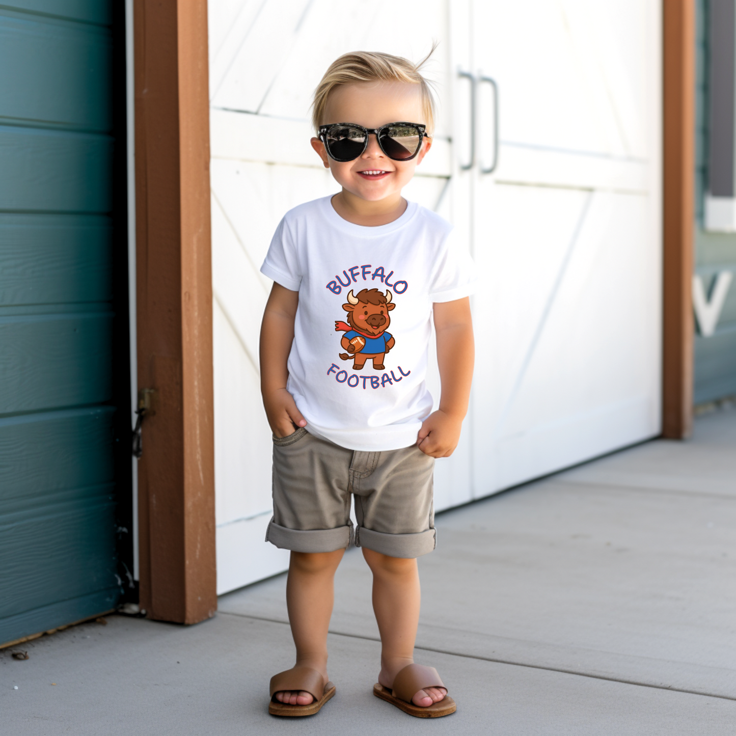 Kids Buffalo Football Shirt – Youth Game Day Tee