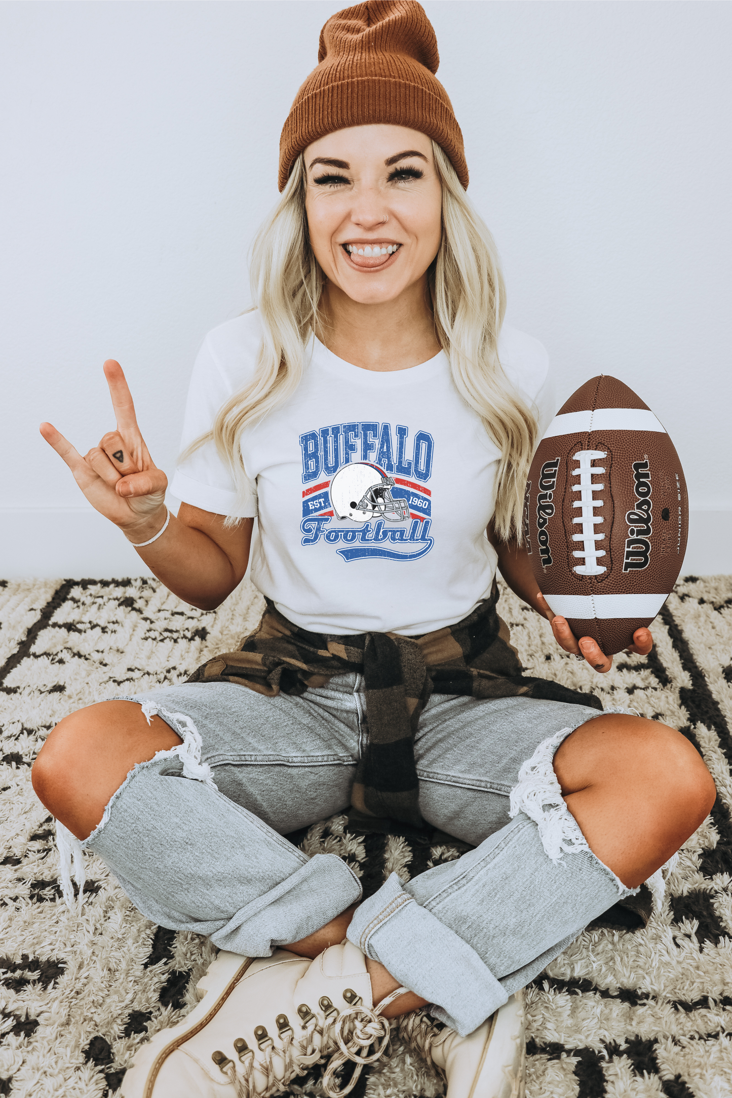 Vintage Buffalo Football T-Shirt