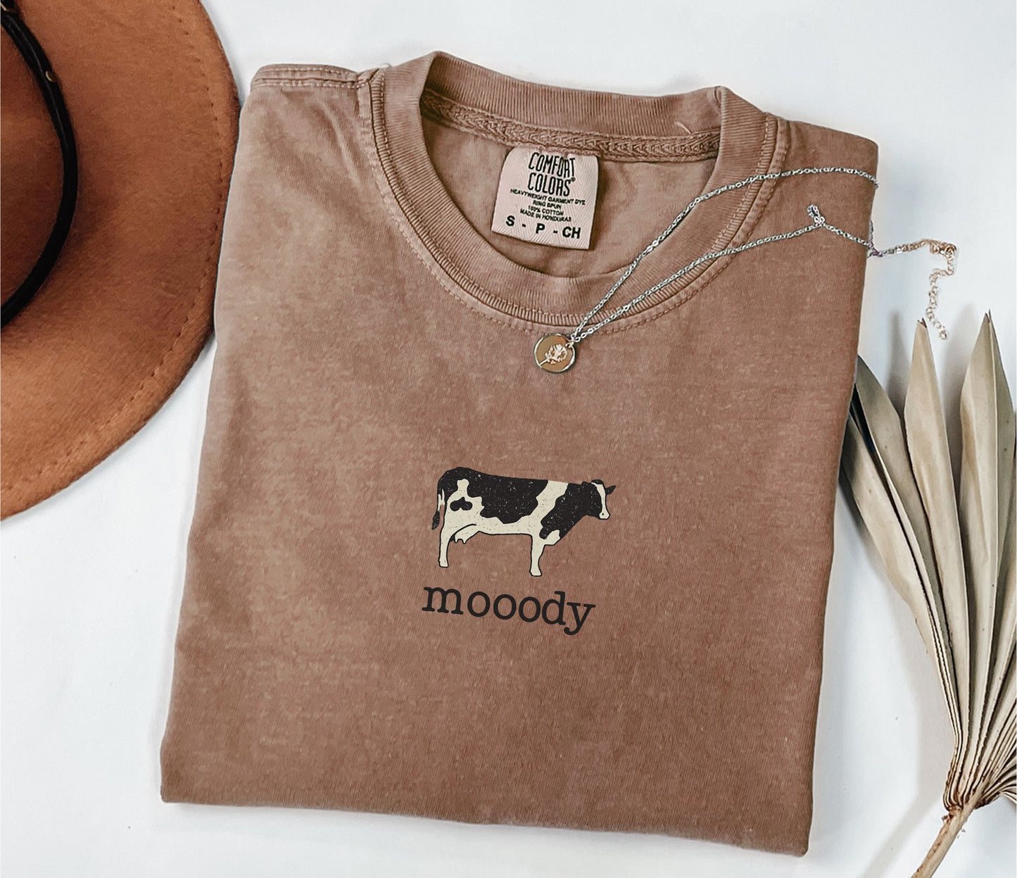 Mooody Cow Graphic Tee – Comfort Colors 1717