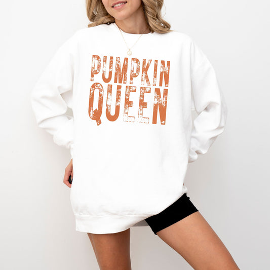 Pumpkin Queen Sweatshirt – Comfort Colors 1566 Fall Graphic