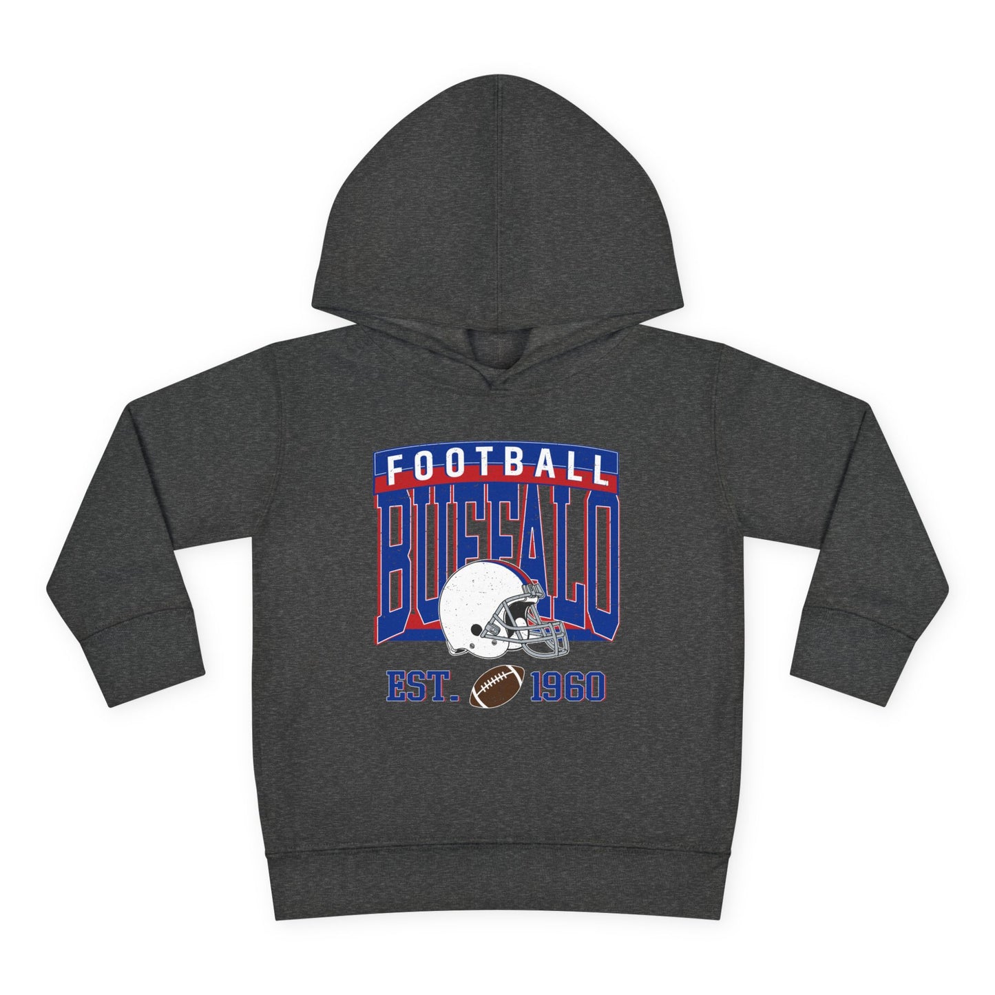 Buffalo Football Toddler Hoodie – EST. 1960 Vintage Design