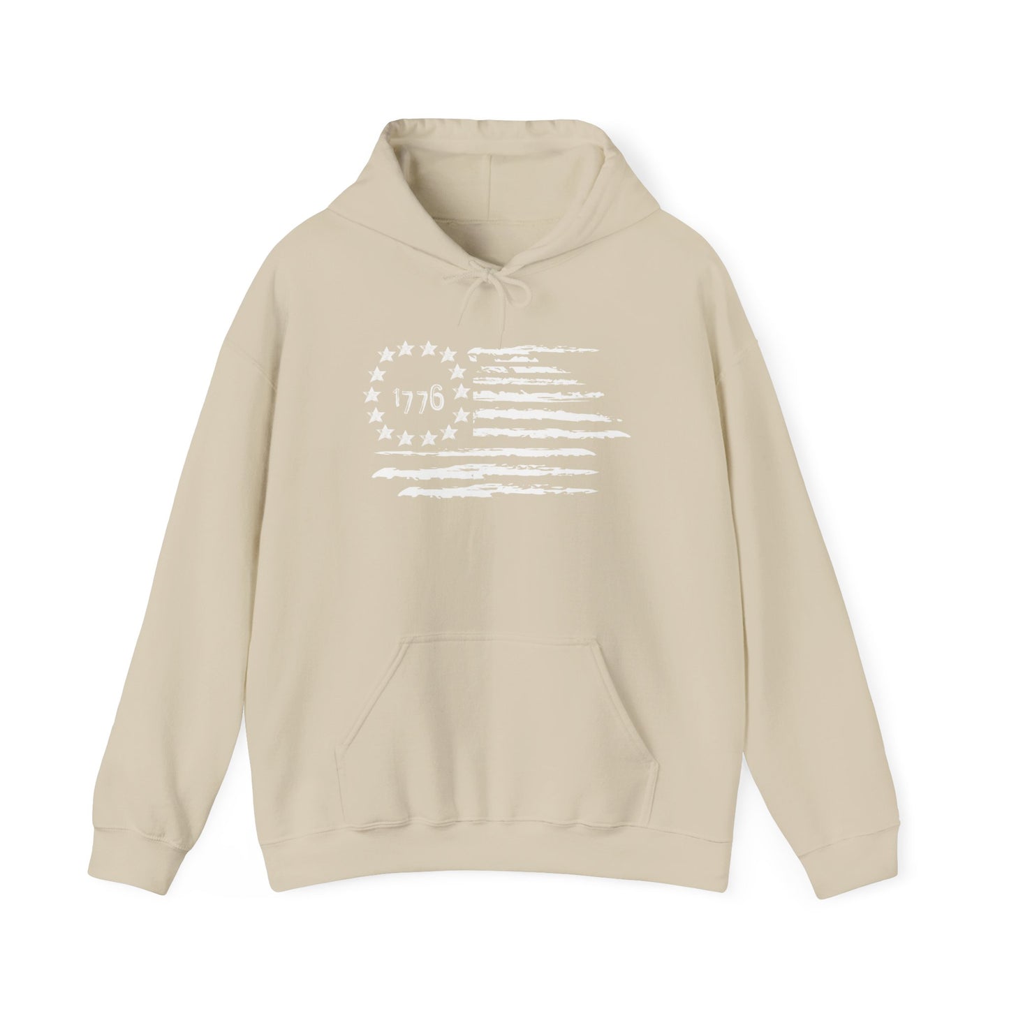1776 Flag Hooded Sweatshirt