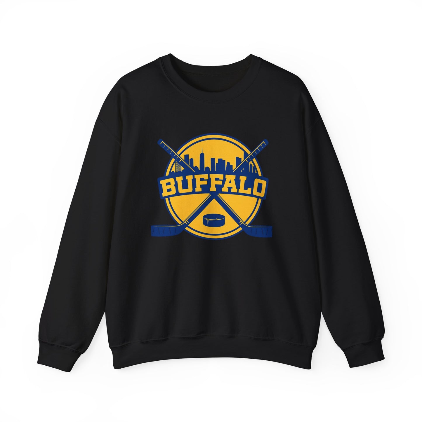 Buffalo Hockey Sweatshirt – Skyline and Sticks Graphic Crewneck