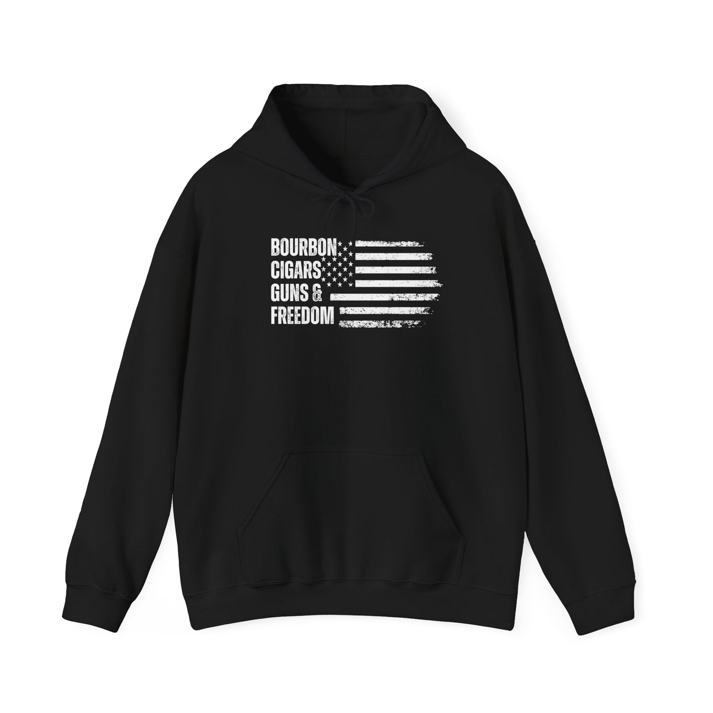 Bourbon. Cigars. Guns & Freedom. Hoodie