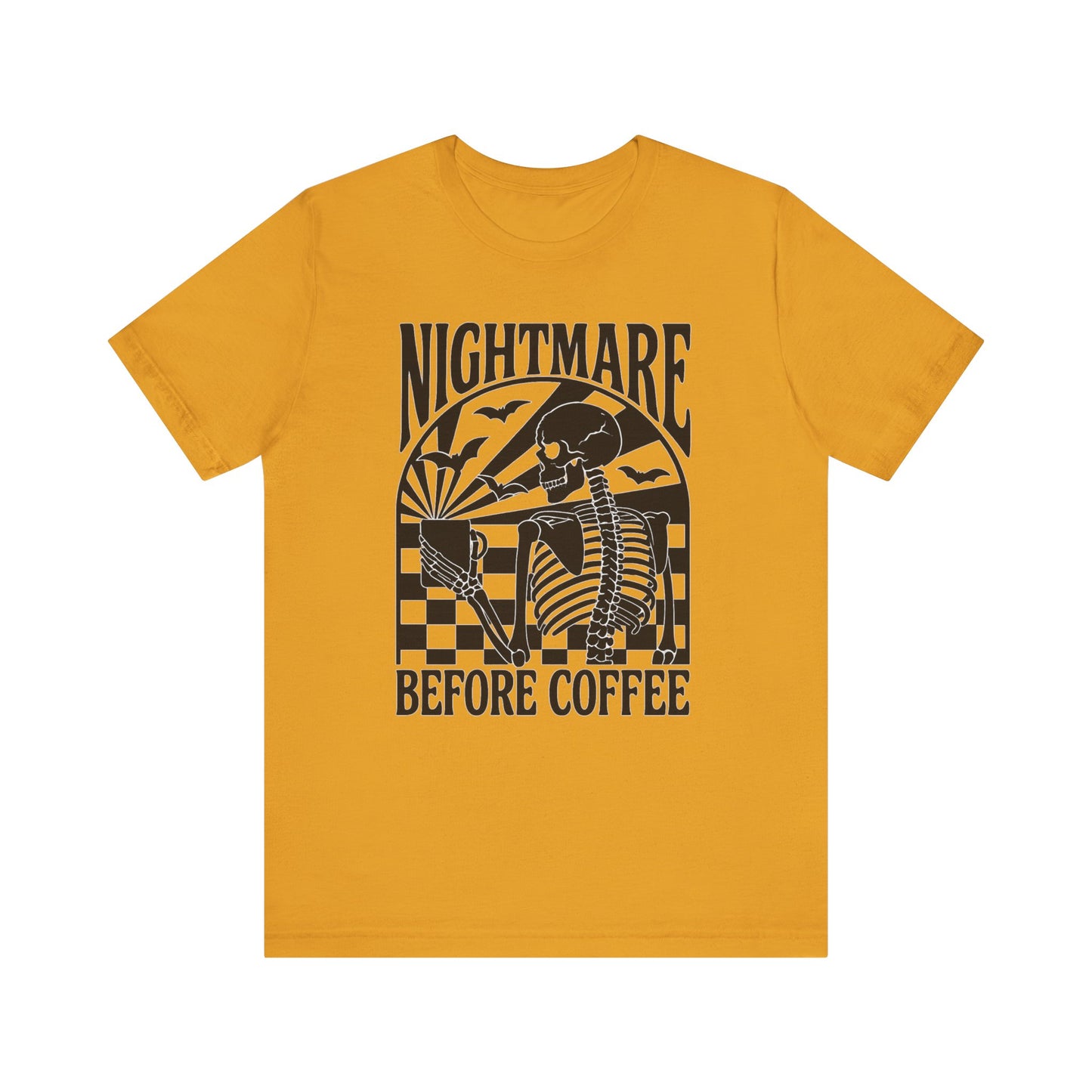 Nightmare Before Coffee T-Shirt – Bella+Canvas