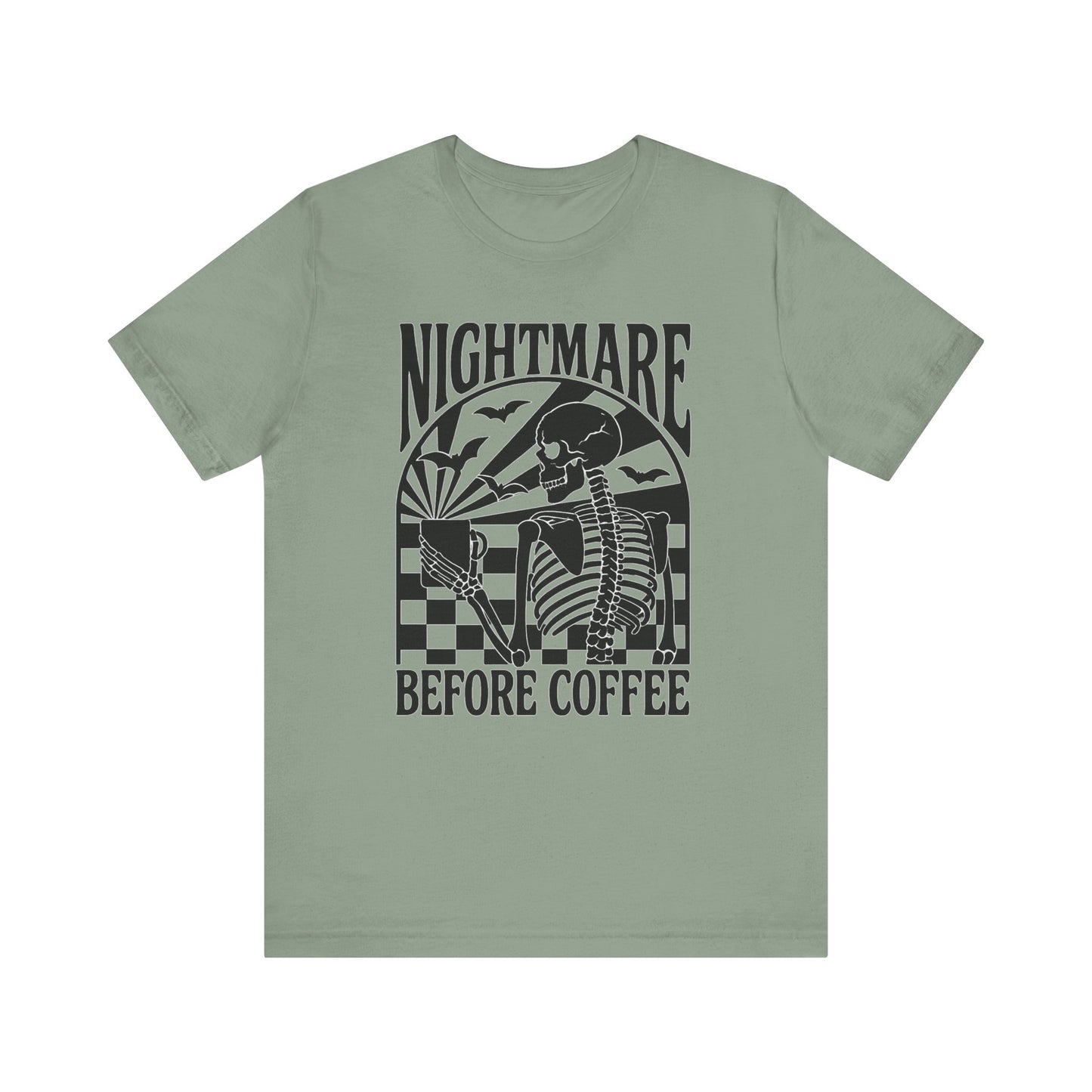 Nightmare Before Coffee T-Shirt – Bella+Canvas
