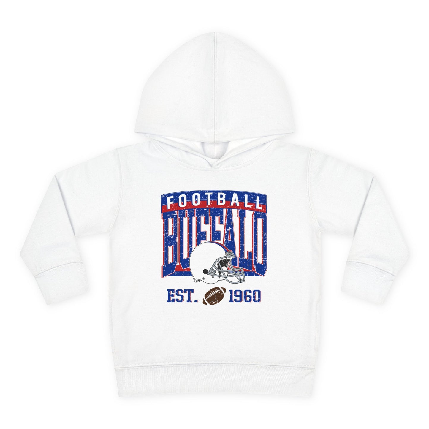 Buffalo Football Toddler Hoodie – EST. 1960 Vintage Design
