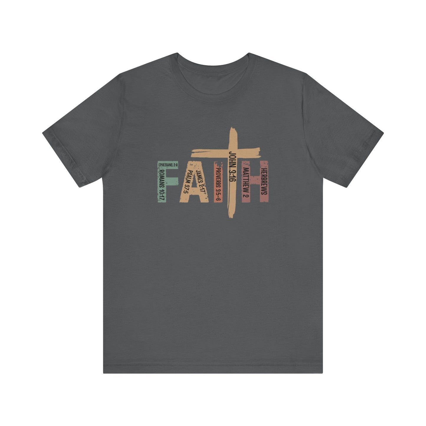 Faith Scripture Cross T-Shirt – Inspirational Christian Tee