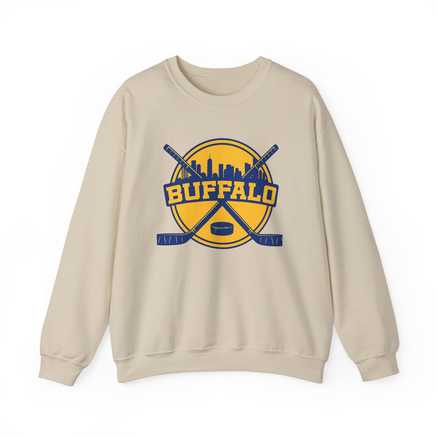 Buffalo Hockey Sweatshirt – Skyline and Sticks Graphic Crewneck