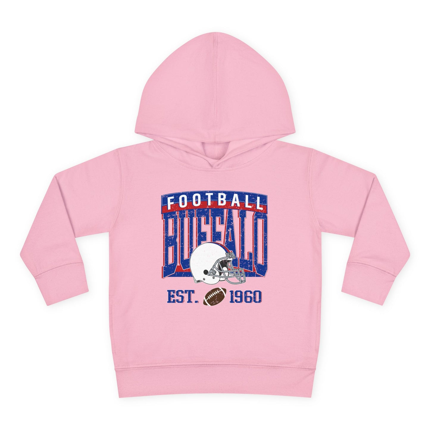 Buffalo Football Toddler Hoodie – EST. 1960 Vintage Design