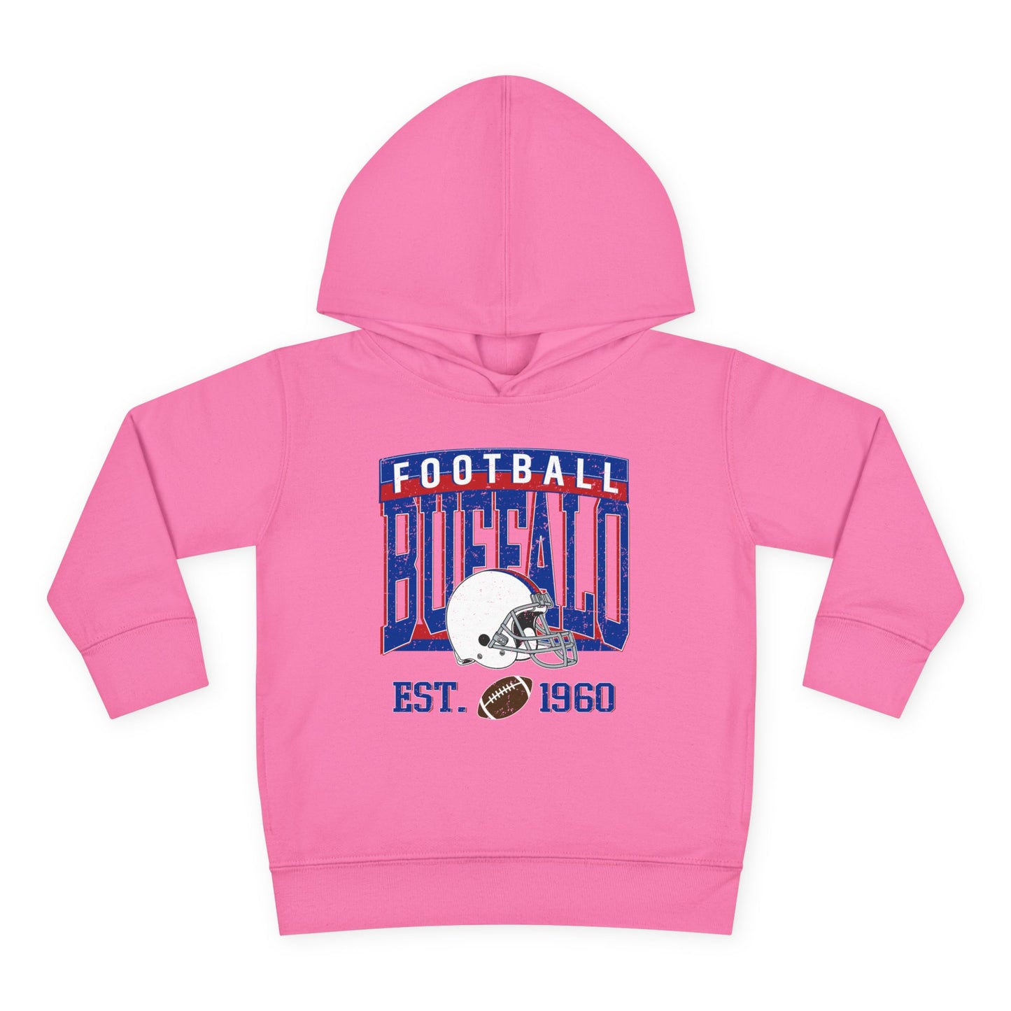Buffalo Football Toddler Hoodie – EST. 1960 Vintage Design