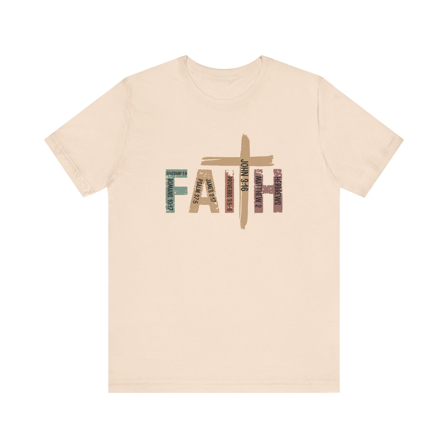 Faith Scripture Cross T-Shirt – Inspirational Christian Tee