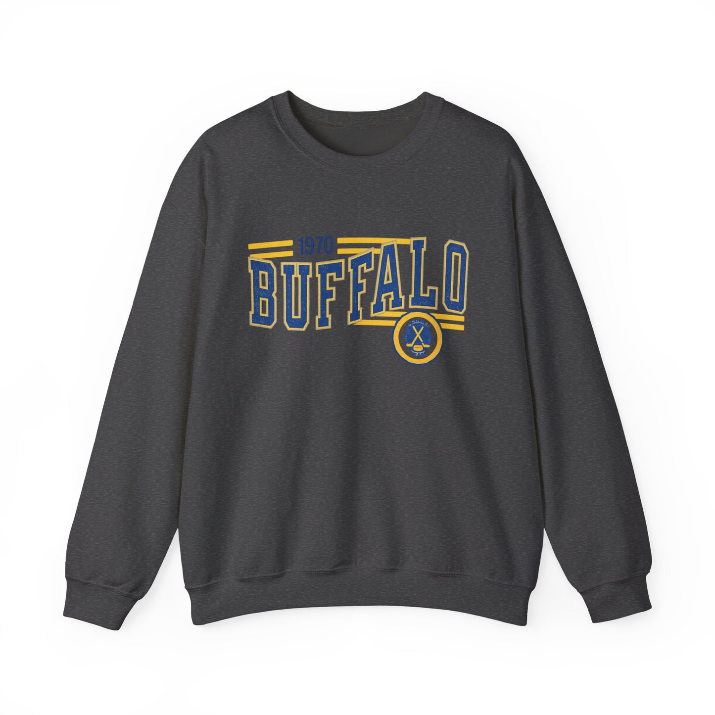 Buffalo Hockey Sweatshirt – 1970 Badge Graphic Crewneck