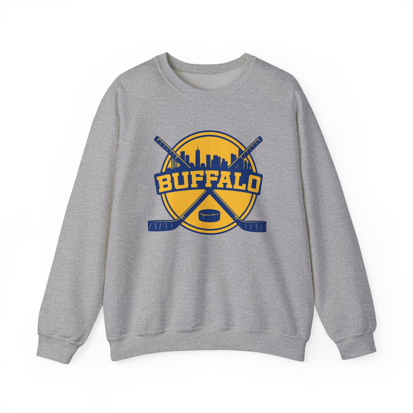 Buffalo Hockey Sweatshirt – Skyline and Sticks Graphic Crewneck
