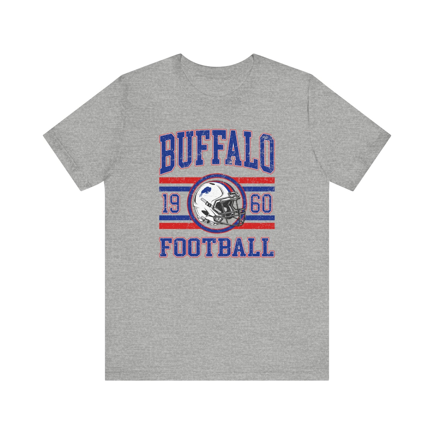 Buffalo Football T-Shirt – 1960 Vintage Stripe Design