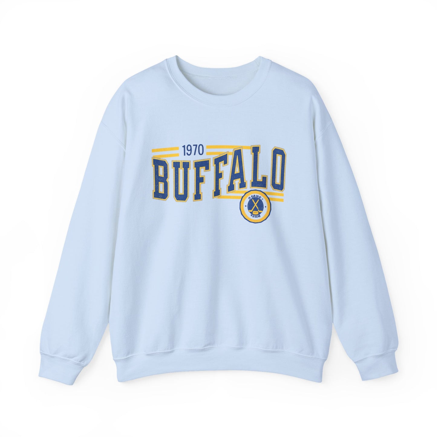 Buffalo Hockey Sweatshirt – 1970 Badge Graphic Crewneck