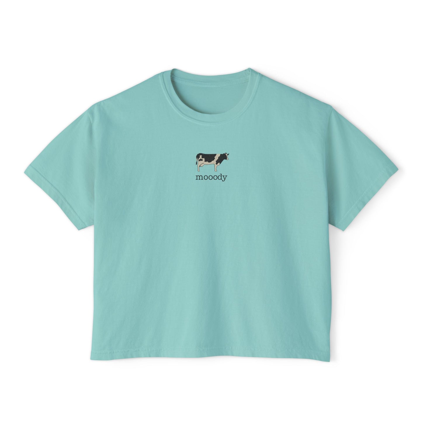 Women’s Mooody Cow Tee – Comfort Colors 3023CL Boxy Fit