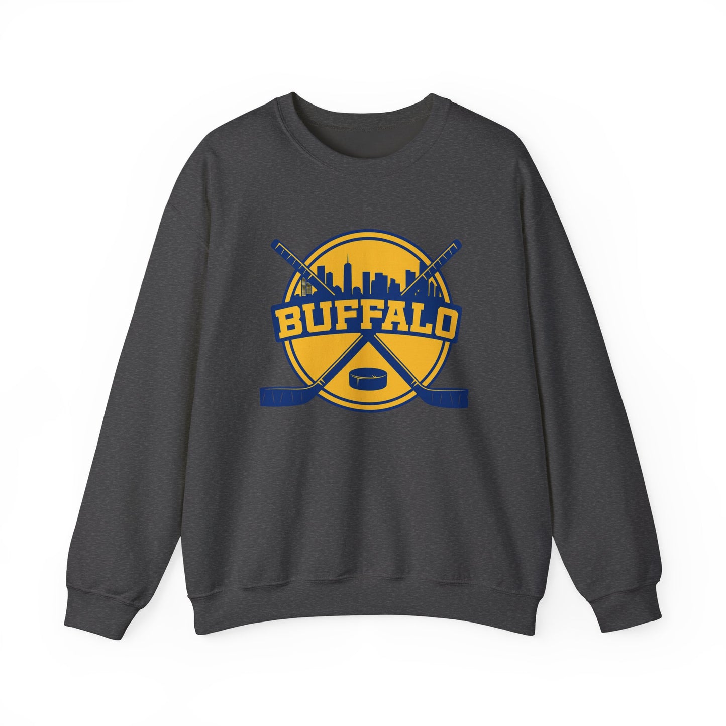 Buffalo Hockey Sweatshirt – Skyline and Sticks Graphic Crewneck