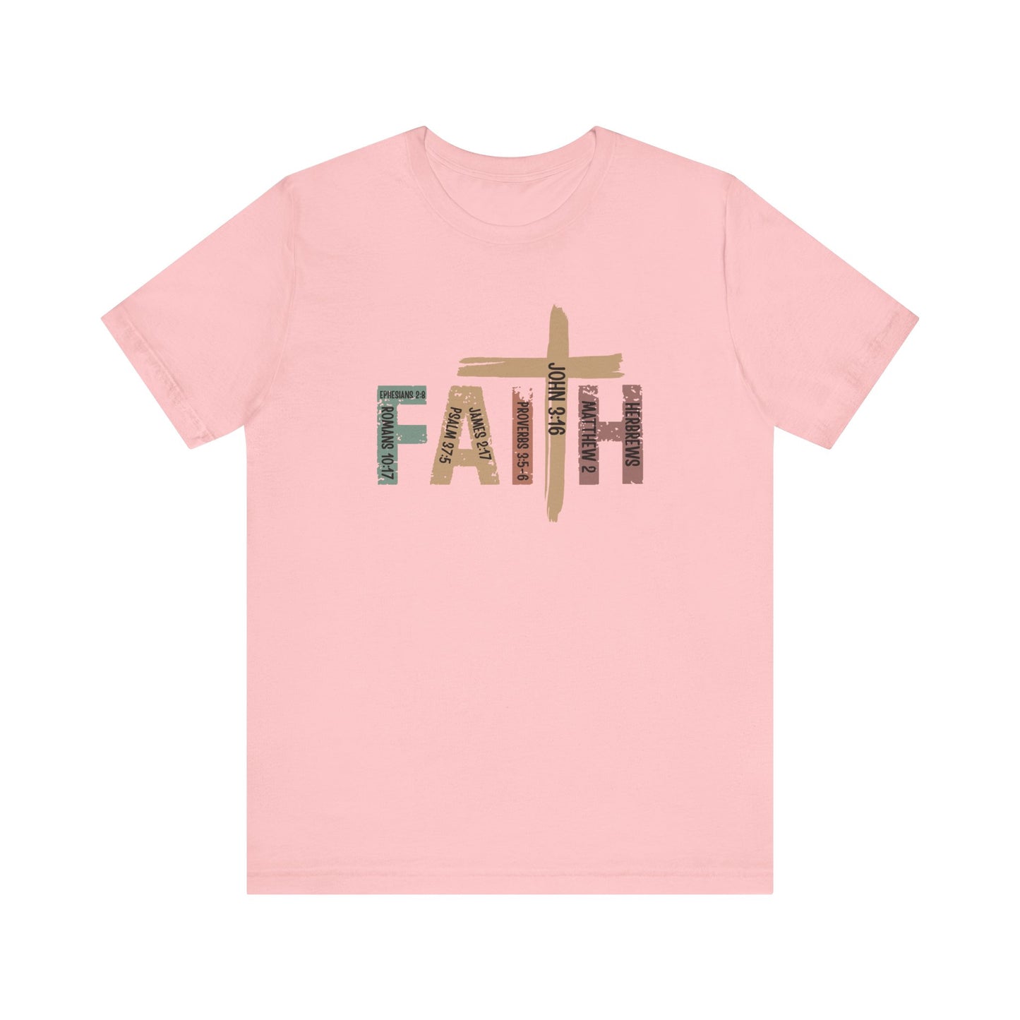 Faith Scripture Cross T-Shirt – Inspirational Christian Tee