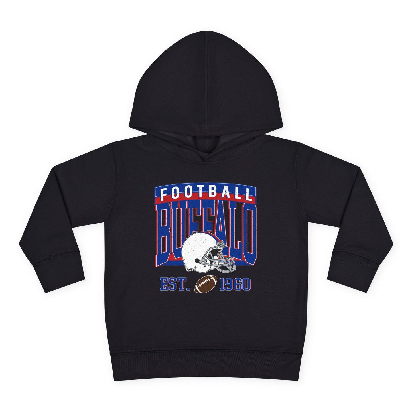 Buffalo Football Toddler Hoodie – EST. 1960 Vintage Design