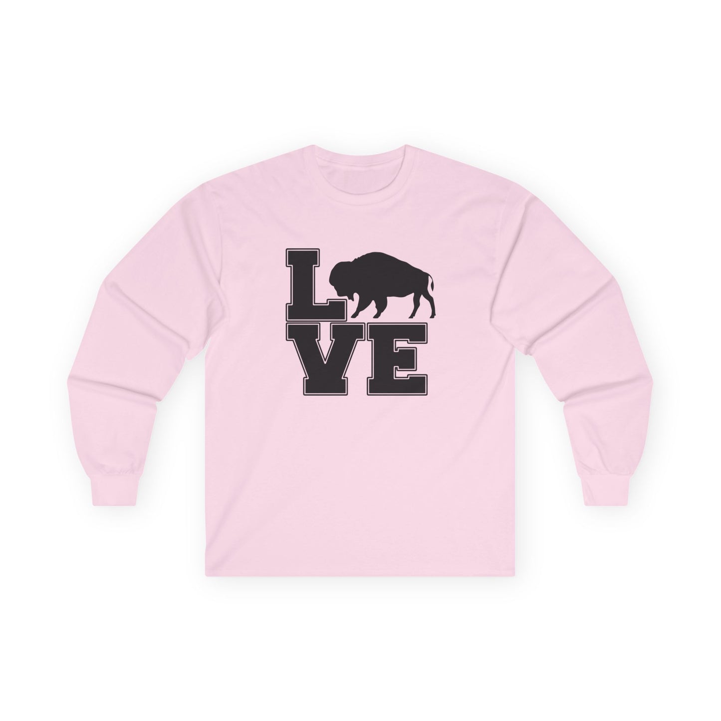 Buffalo Love Long Sleeve T-Shirt – Gildan 2400 Tee