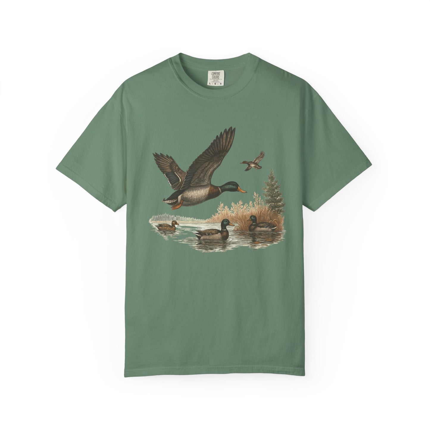 Vintage Duck Scene Outdoor Tee – Comfort Colors 1717