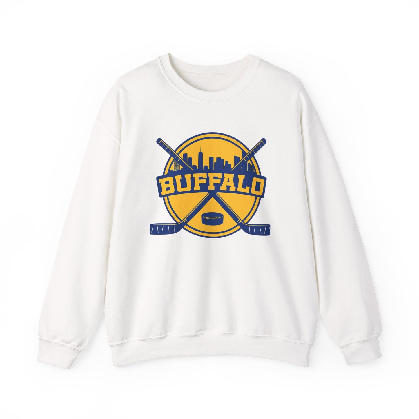 Buffalo Hockey Sweatshirt – Skyline and Sticks Graphic Crewneck